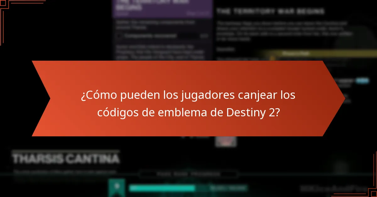 ¿Dónde encontrar los códigos de emblema actuales de Destiny 2?