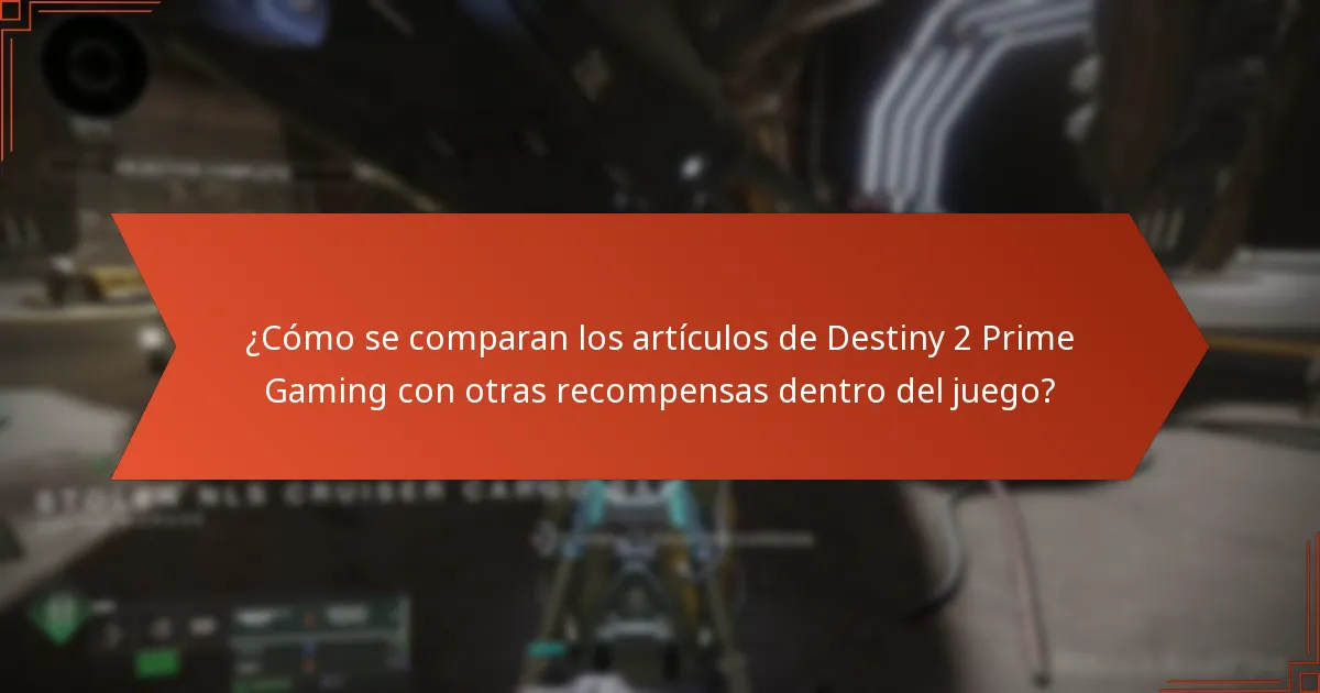 ¿Cuál es el nivel de satisfacción general con las ofertas de Destiny 2 Prime Gaming?