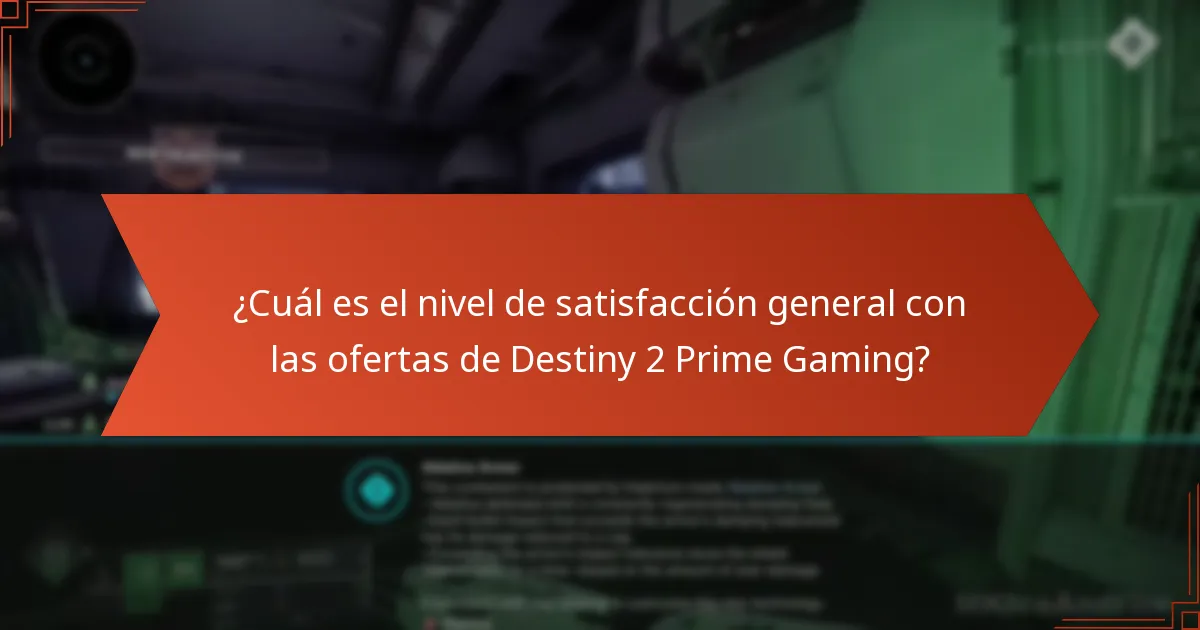 ¿Cómo se comparan los artículos de Destiny 2 Prime Gaming con otras recompensas dentro del juego?