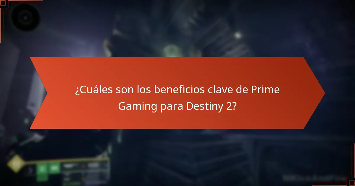 ¿Cómo canjear recompensas de Prime Gaming en Destiny 2?