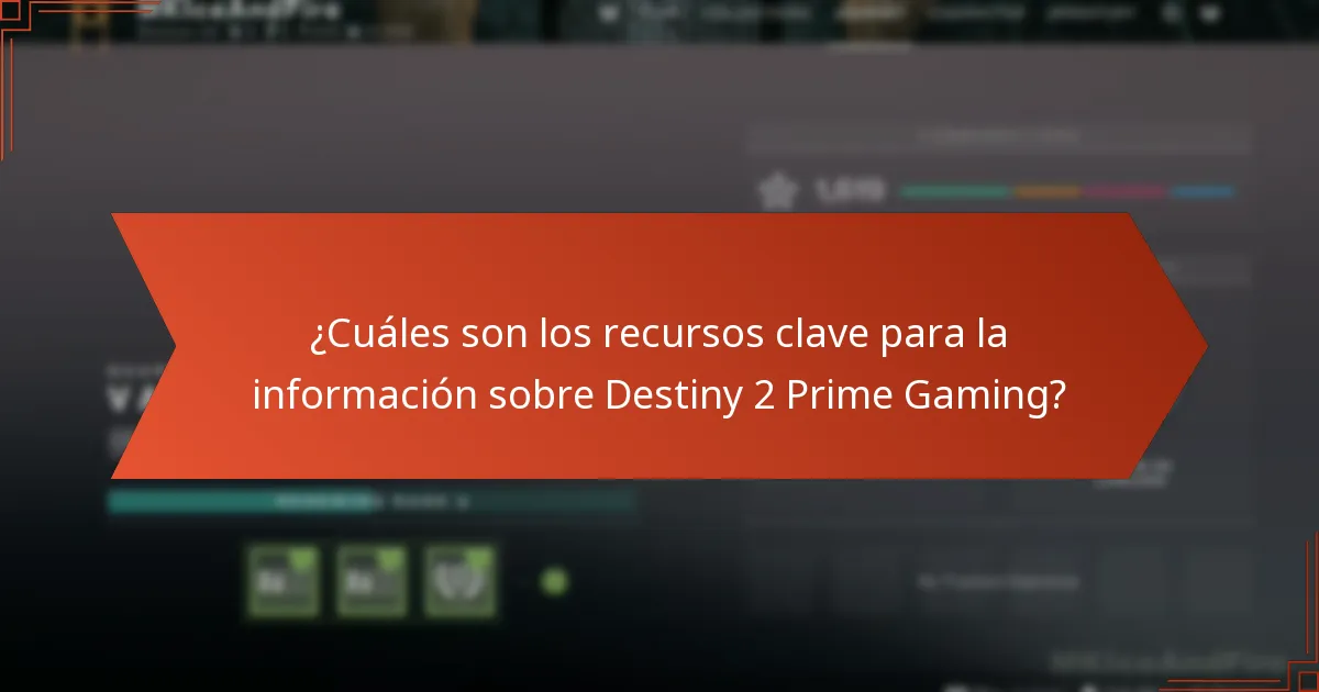 ¿Cuáles son los beneficios de Prime Gaming para los jugadores de Destiny 2?