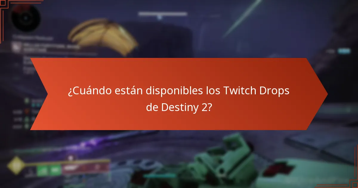 ¿Cómo canjear los Twitch Drops de Destiny 2?