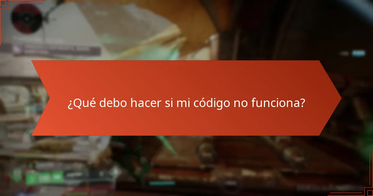 ¿Qué debo hacer si mi código no funciona?